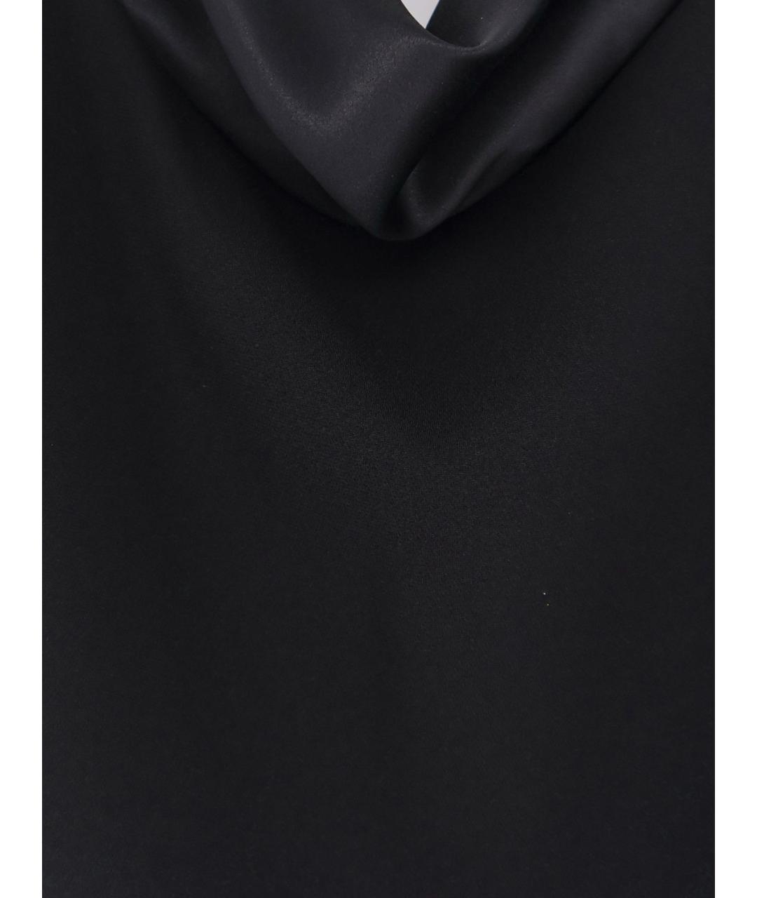 MAX MARA Черное ацетатное повседневное платье, фото 3