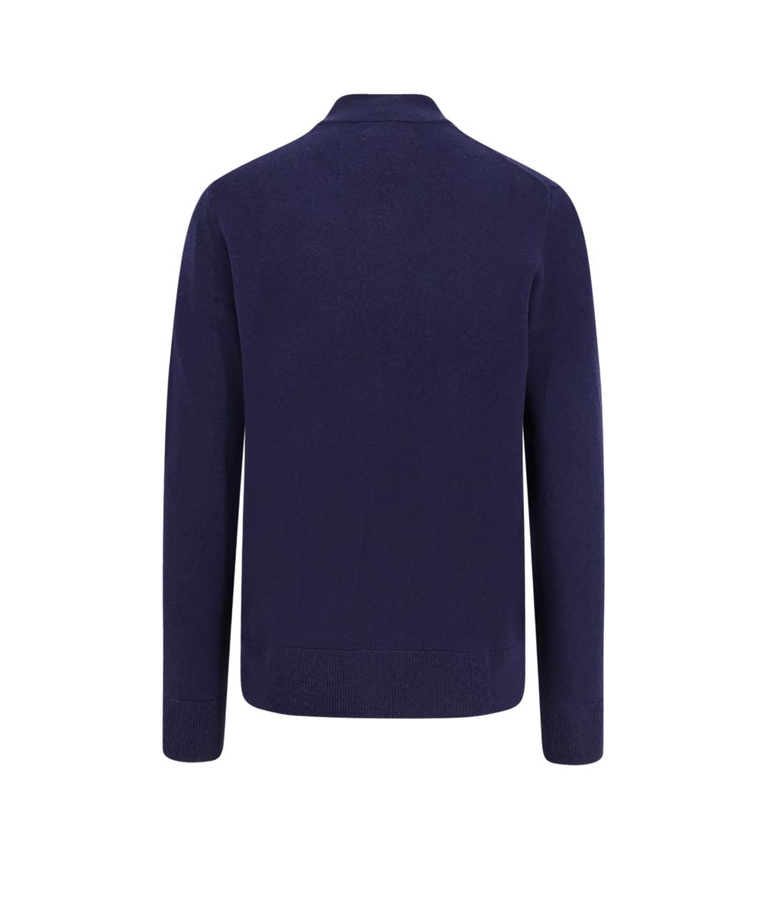 POLO RALPH LAUREN Синий шерстяной кардиган, фото 2