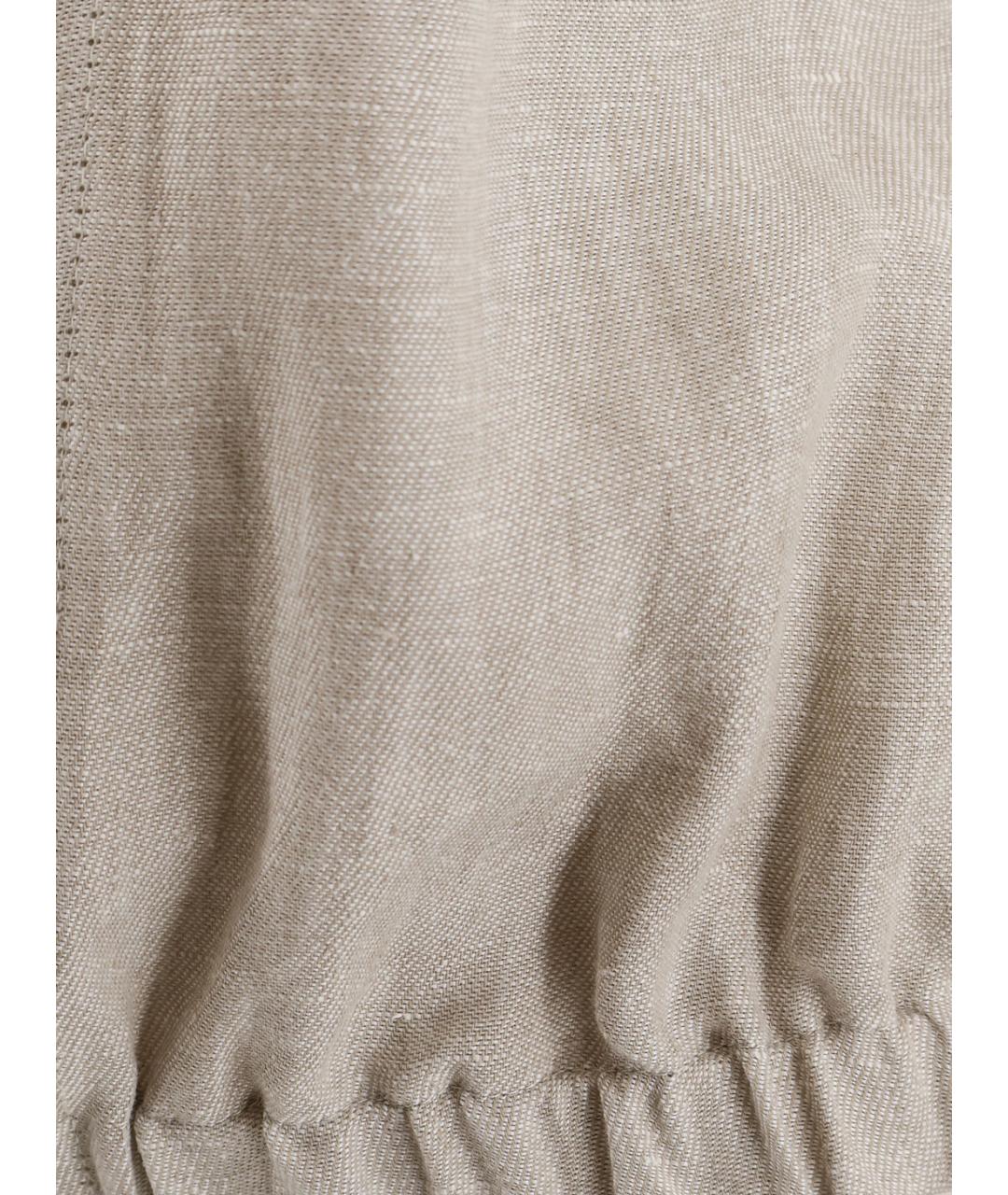 ALYSI Бежевый льняной жилет, фото 3