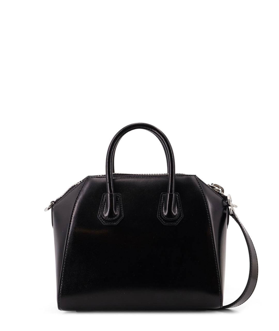 GIVENCHY Черная кожаная сумка тоут, фото 2