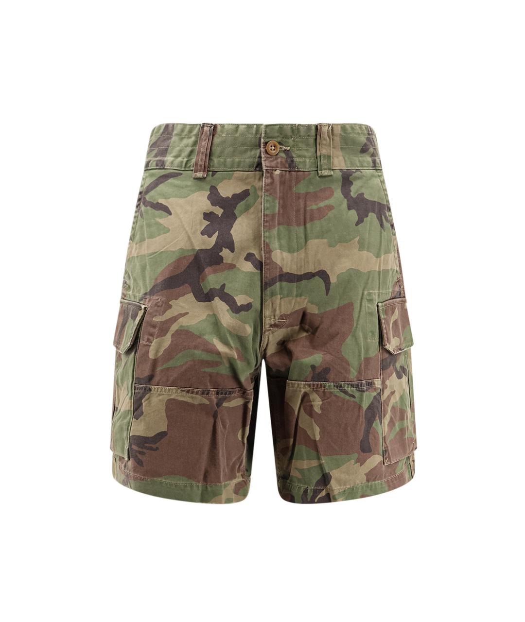 POLO RALPH LAUREN Хаки хлопковые шорты, фото 1