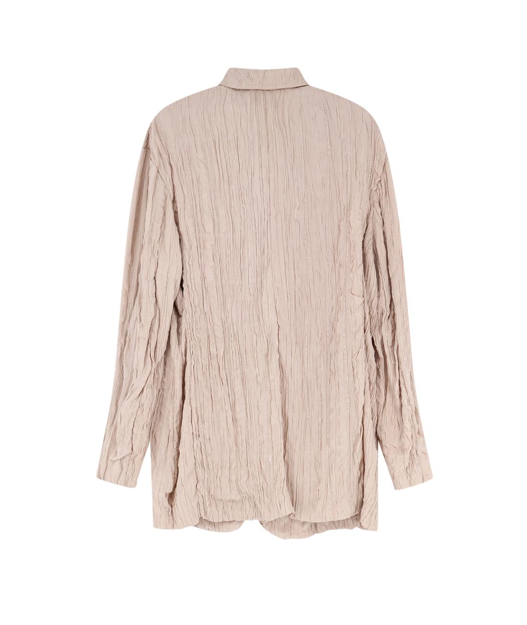 ALYSI Бежевый вискозный жакет/пиджак, фото 2