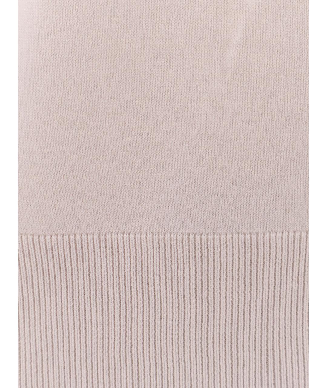 'S MAX MARA Бежевый шерстяной джемпер / свитер, фото 3