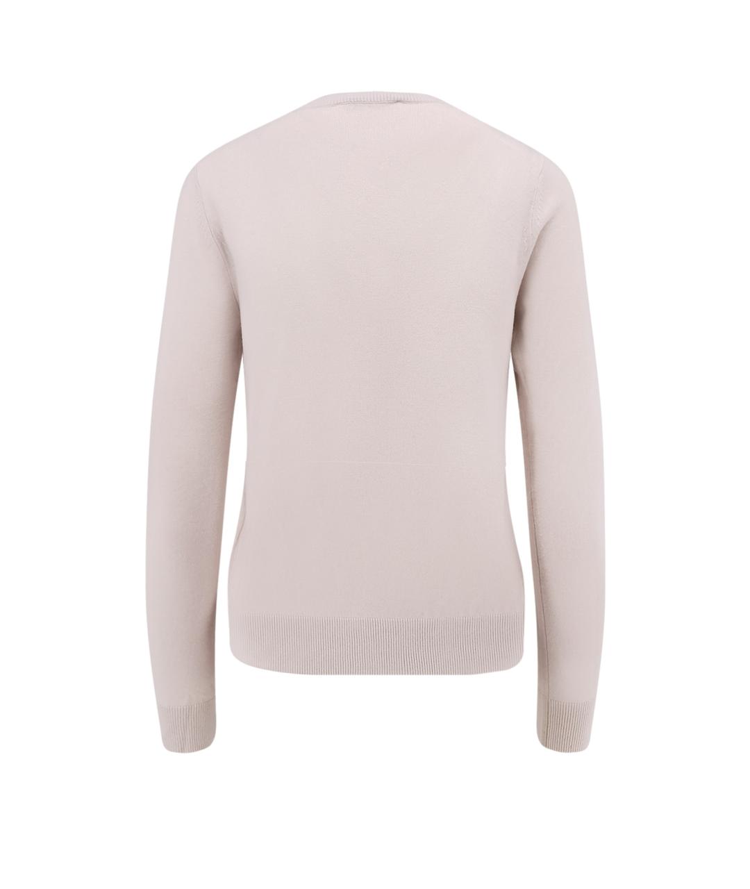 'S MAX MARA Бежевый шерстяной джемпер / свитер, фото 2