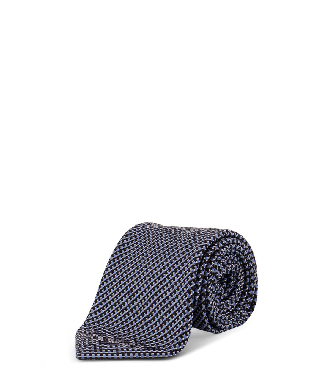 TOM FORD Синий шелковый галстук, фото 2