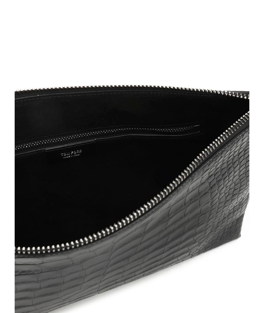 TOM FORD Черная кожаная папка для документов, фото 4