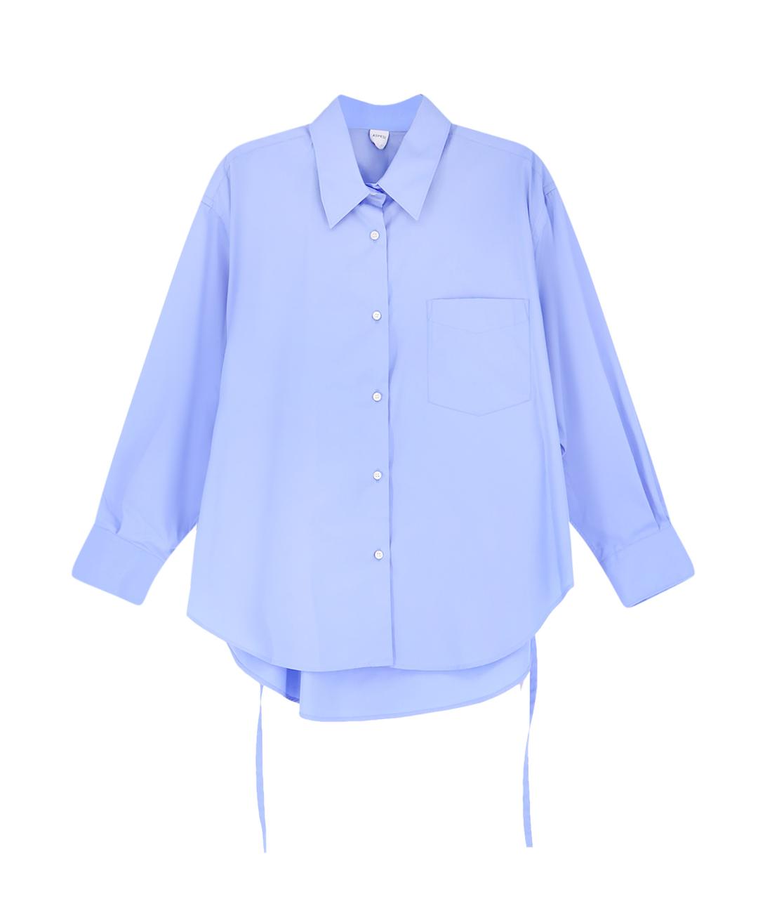 ASPESI Голубая хлопковая рубашка, фото 1