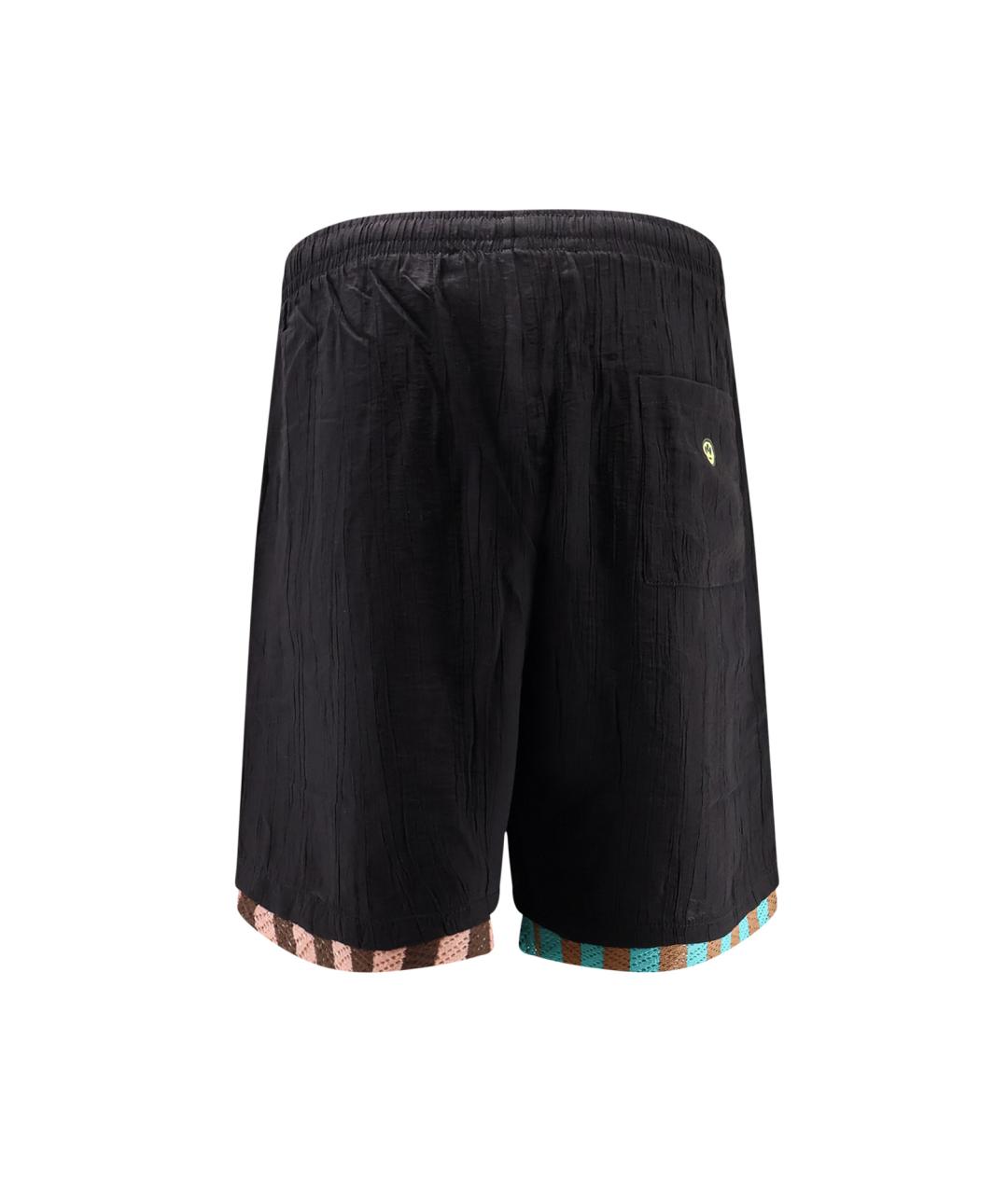 BARROW Черные вискозные шорты, фото 2