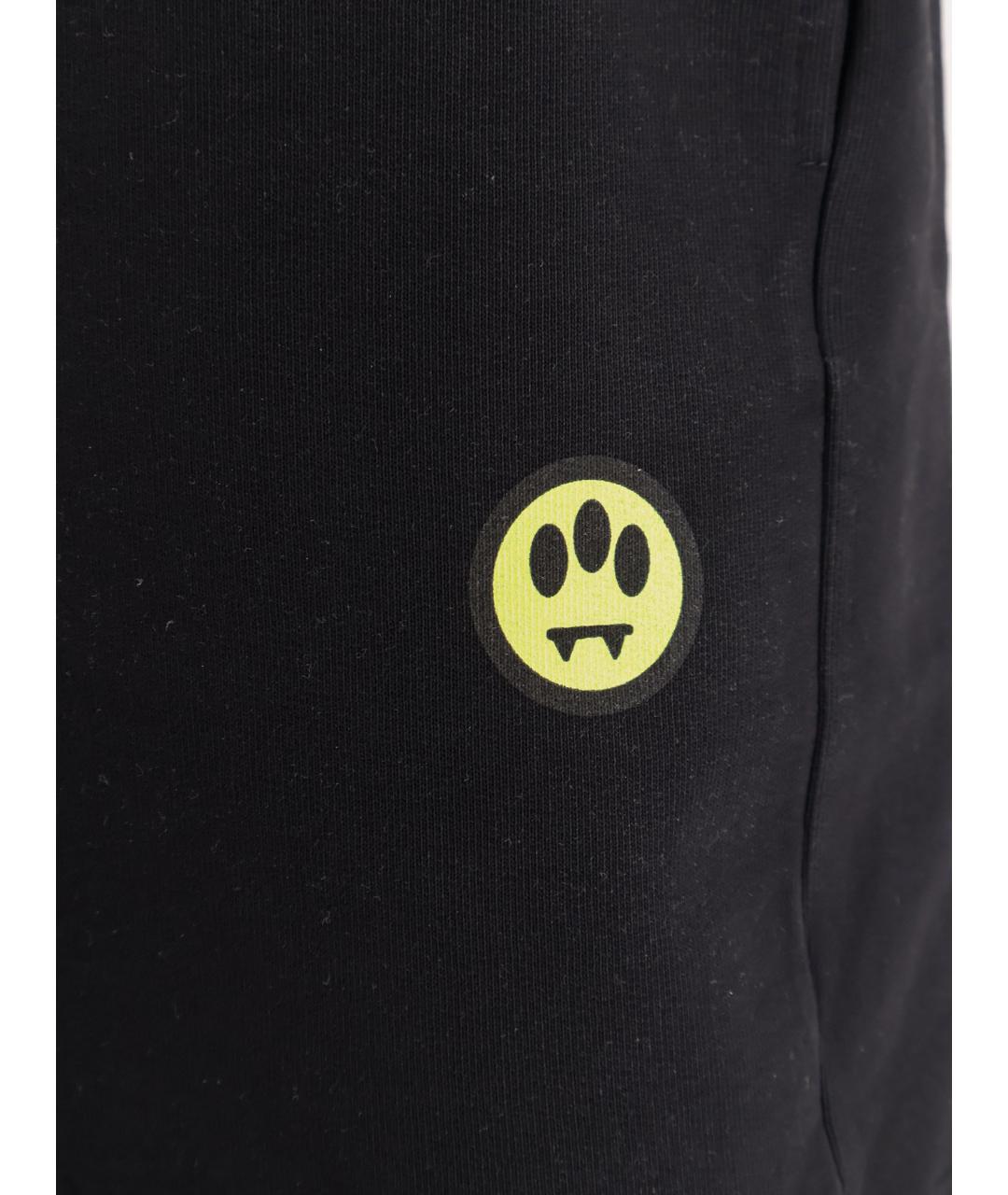 BARROW Черные хлопковые шорты, фото 3