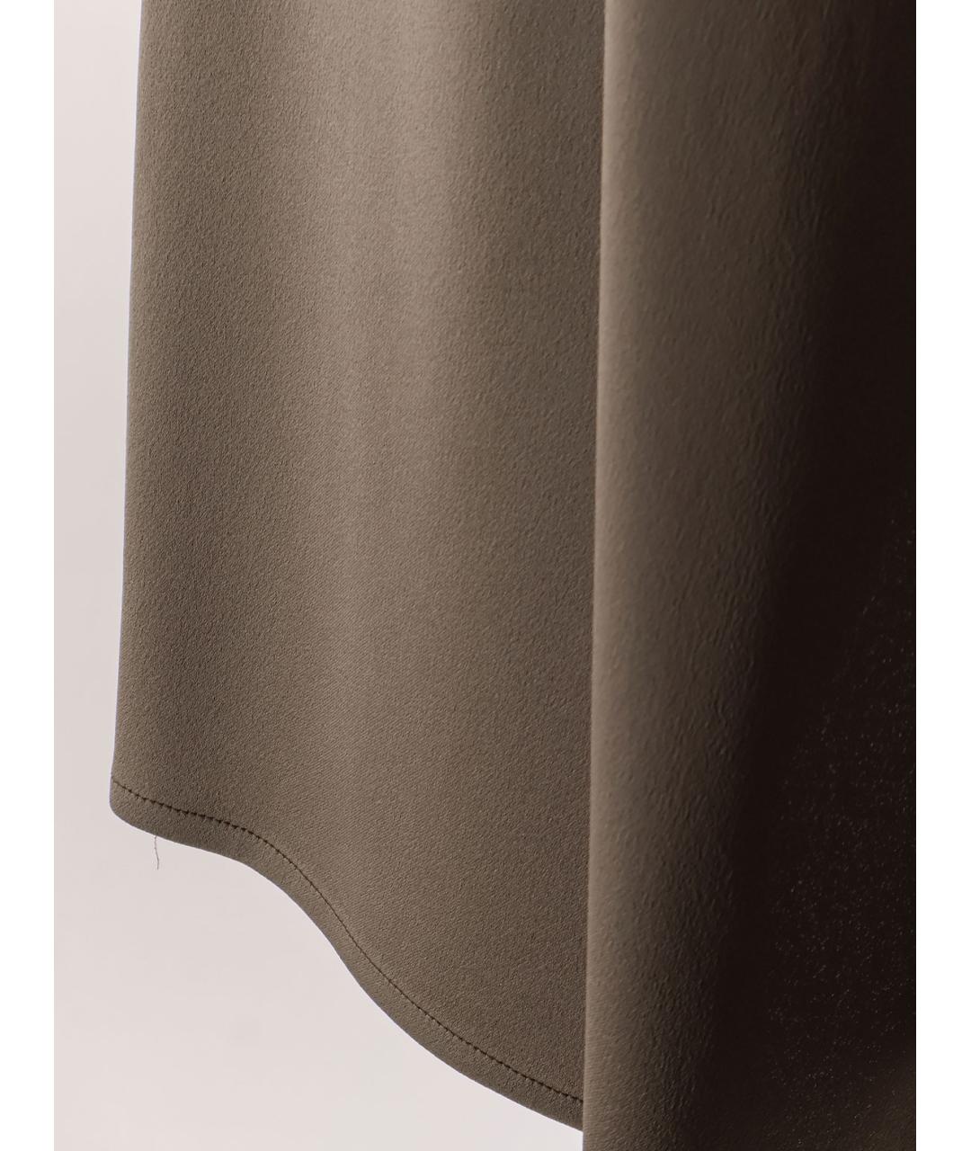 ALYSI Бежевая ацетатная юбка макси, фото 3