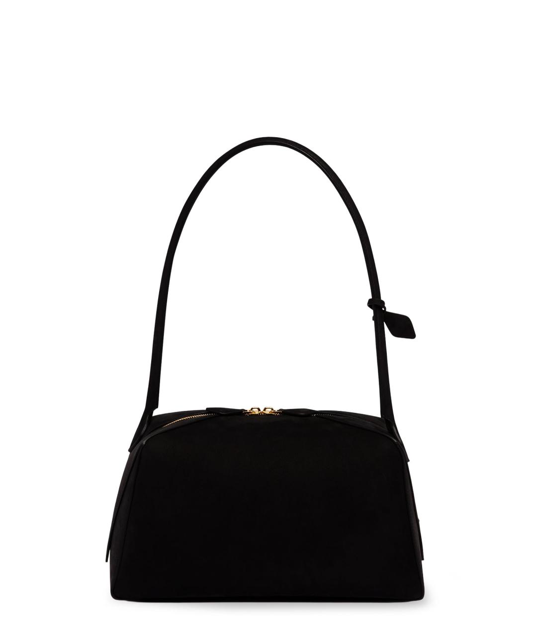 ALAIA Черная кожаная сумка через плечо, фото 2