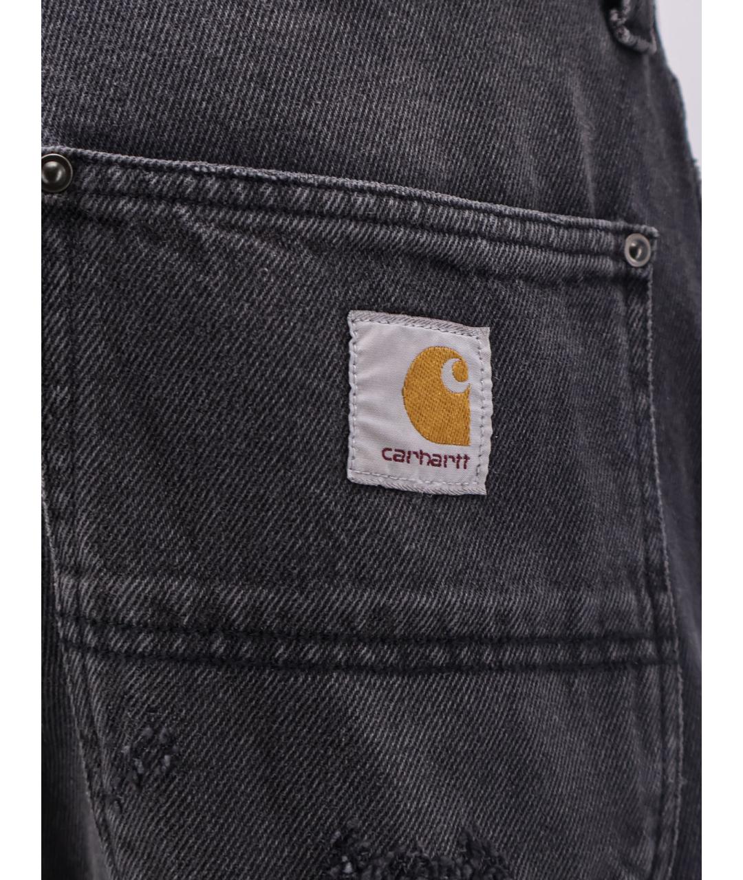 CARHARTT WIP Черные хлопковые шорты, фото 3