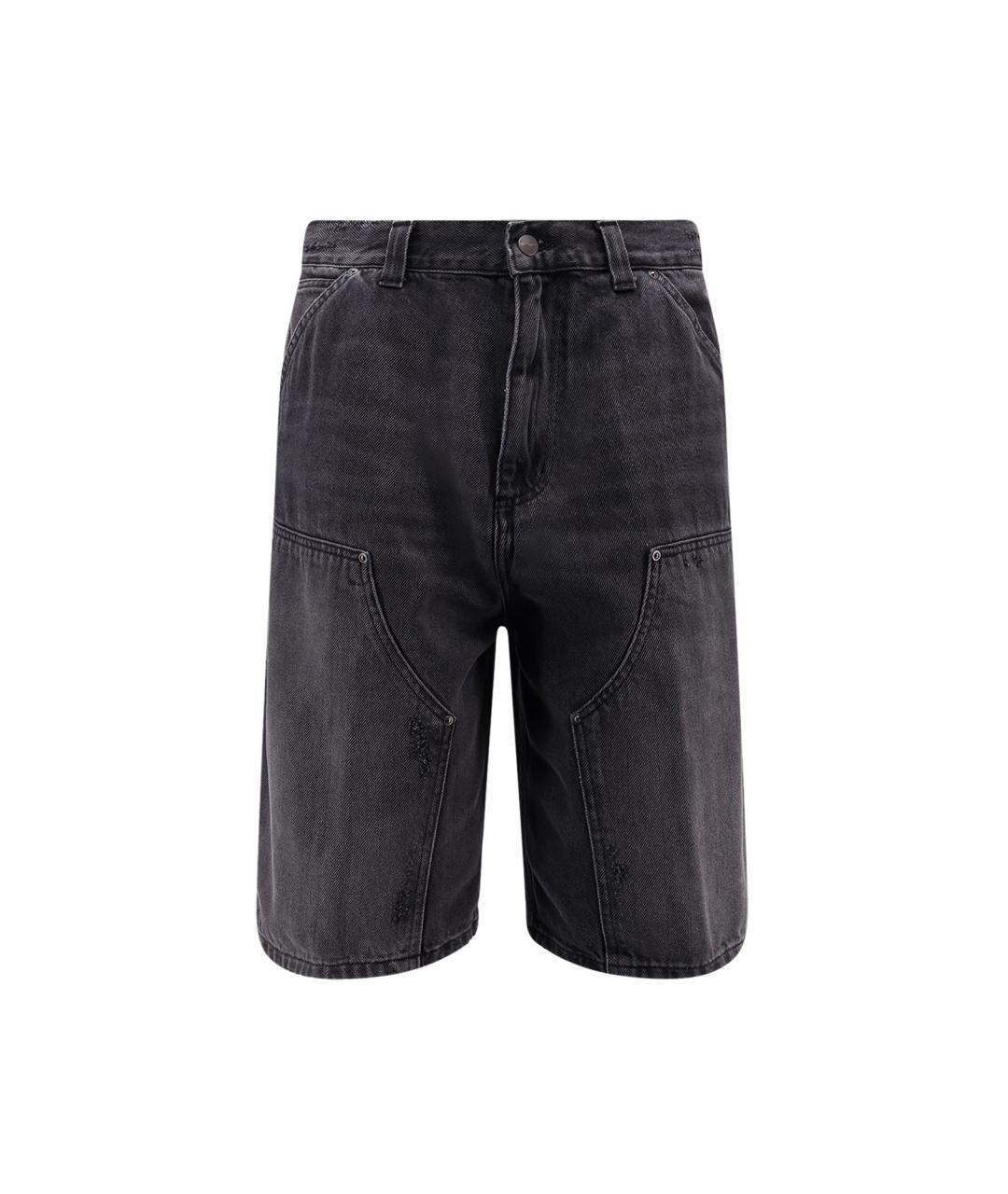 CARHARTT WIP Черные хлопковые шорты, фото 1