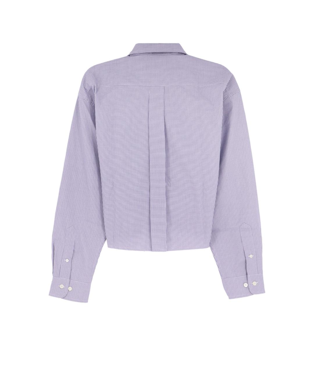 MIU MIU Голубая хлопковая рубашка, фото 2