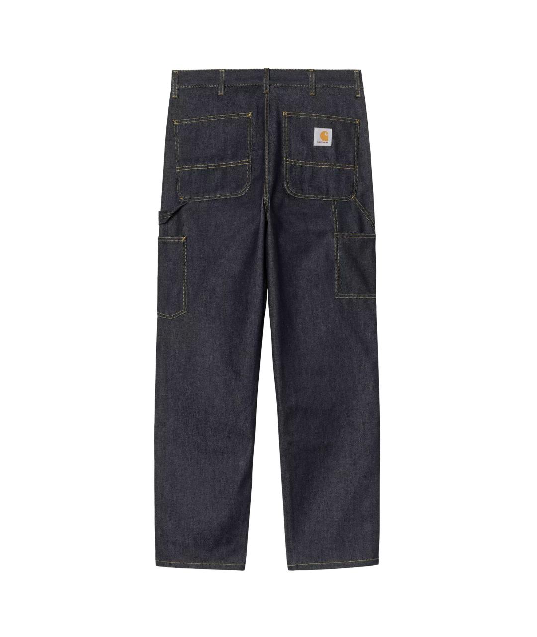 CARHARTT WIP Темно-синие хлопковые прямые джинсы, фото 2