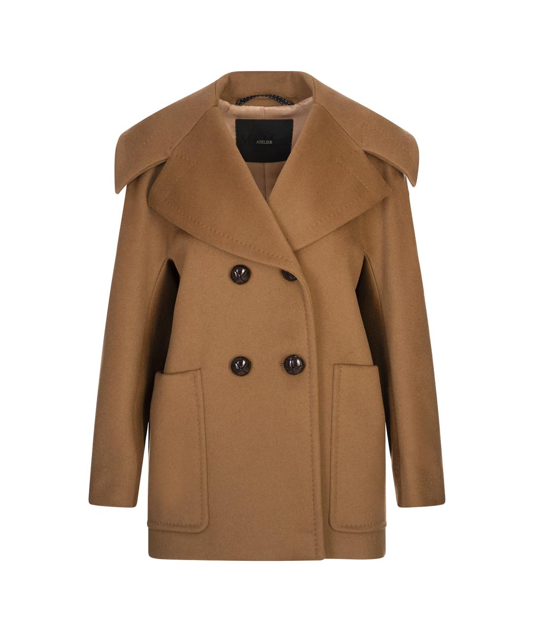 MAX MARA Бежевое кашемировое пальто, фото 1