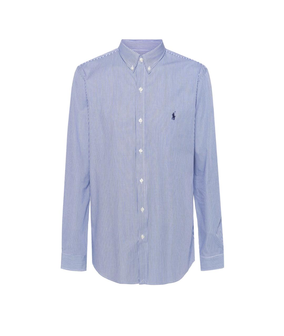 POLO RALPH LAUREN Синяя хлопковая кэжуал рубашка, фото 1