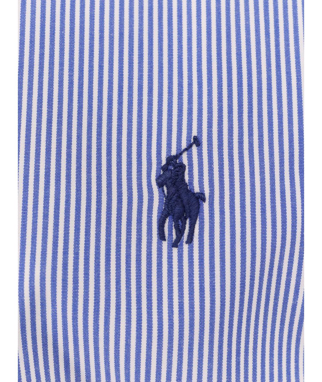 POLO RALPH LAUREN Синяя хлопковая кэжуал рубашка, фото 3