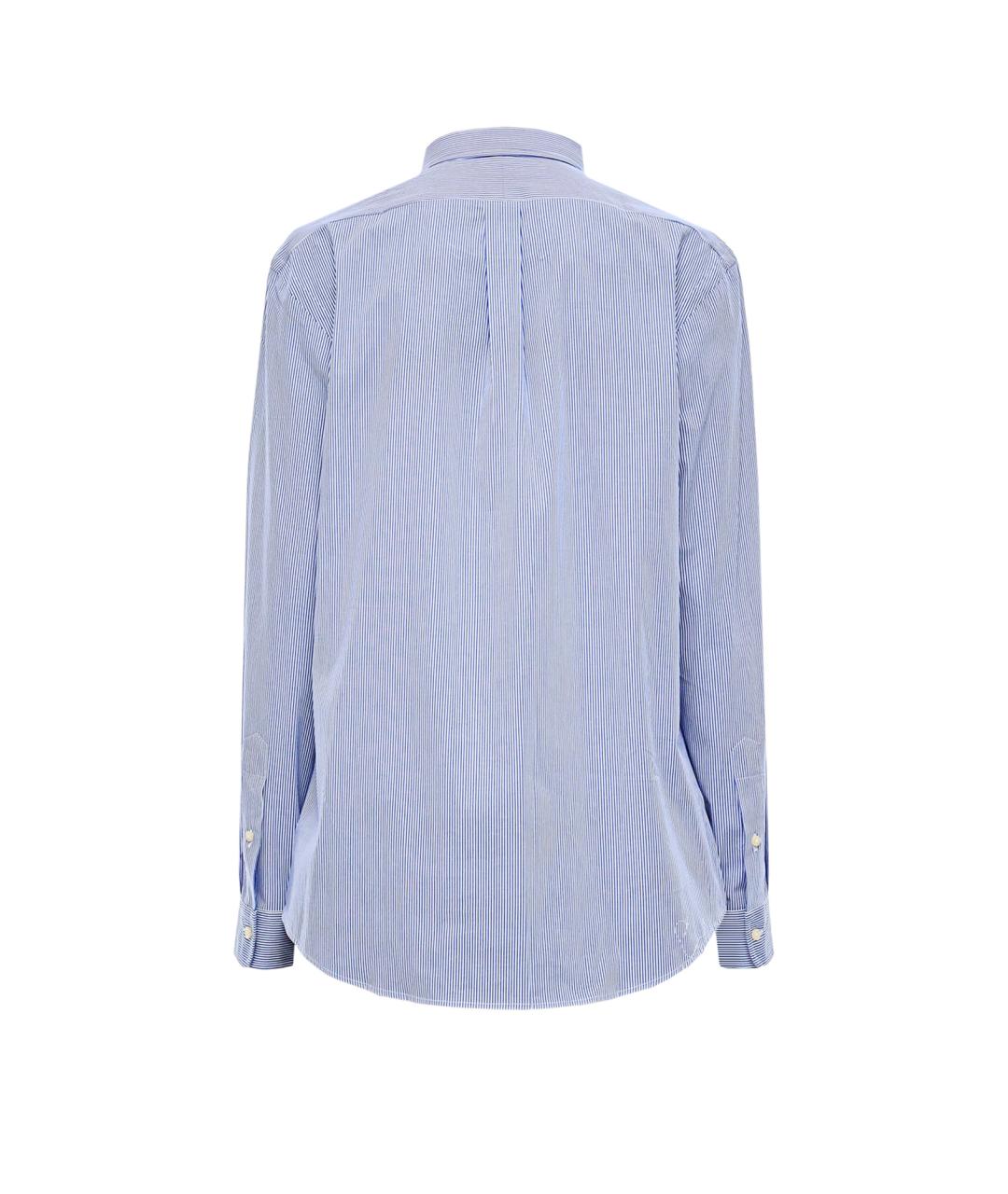 POLO RALPH LAUREN Синяя хлопковая кэжуал рубашка, фото 2