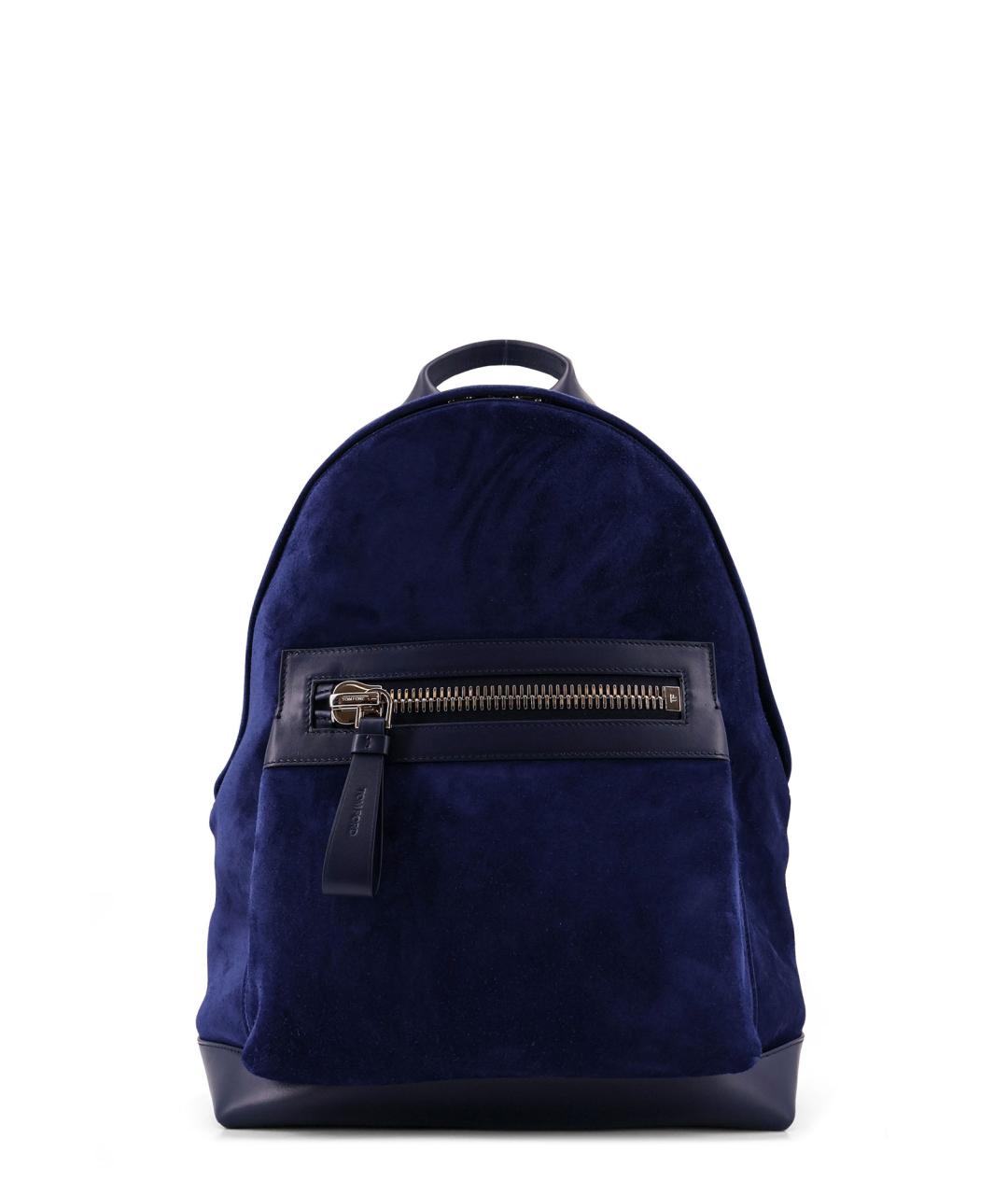 TOM FORD Синий замшевый рюкзак, фото 1