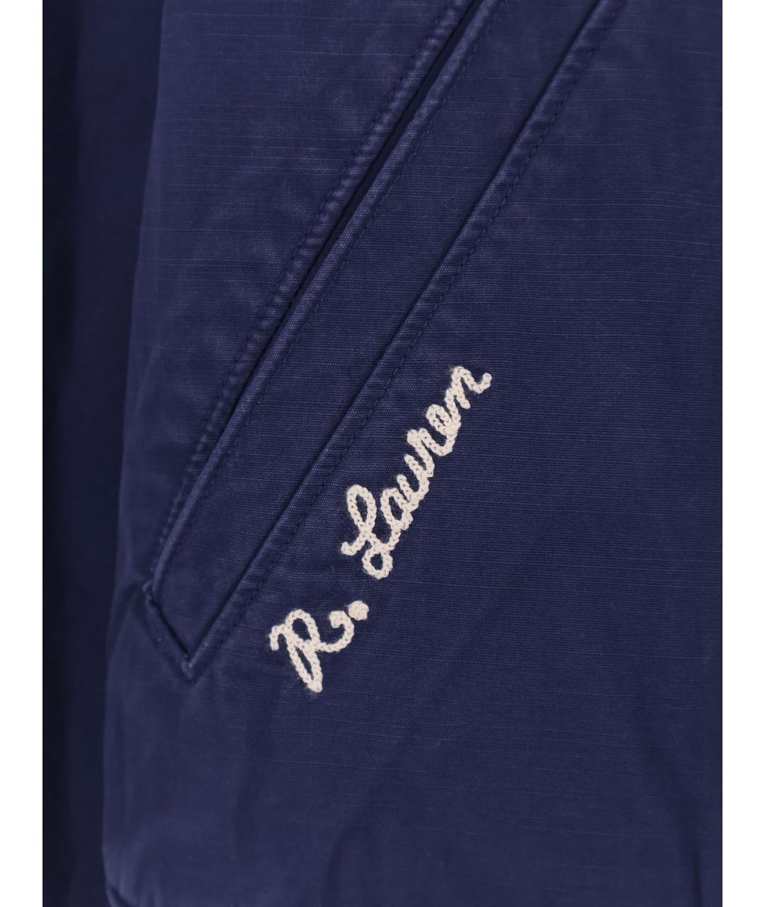 POLO RALPH LAUREN Синяя хлопковая куртка, фото 3