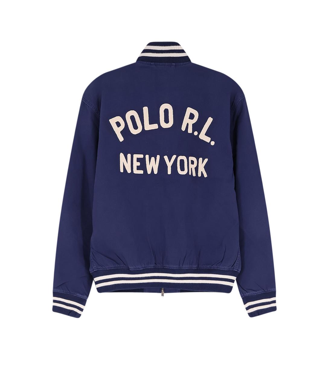 POLO RALPH LAUREN Синяя хлопковая куртка, фото 2