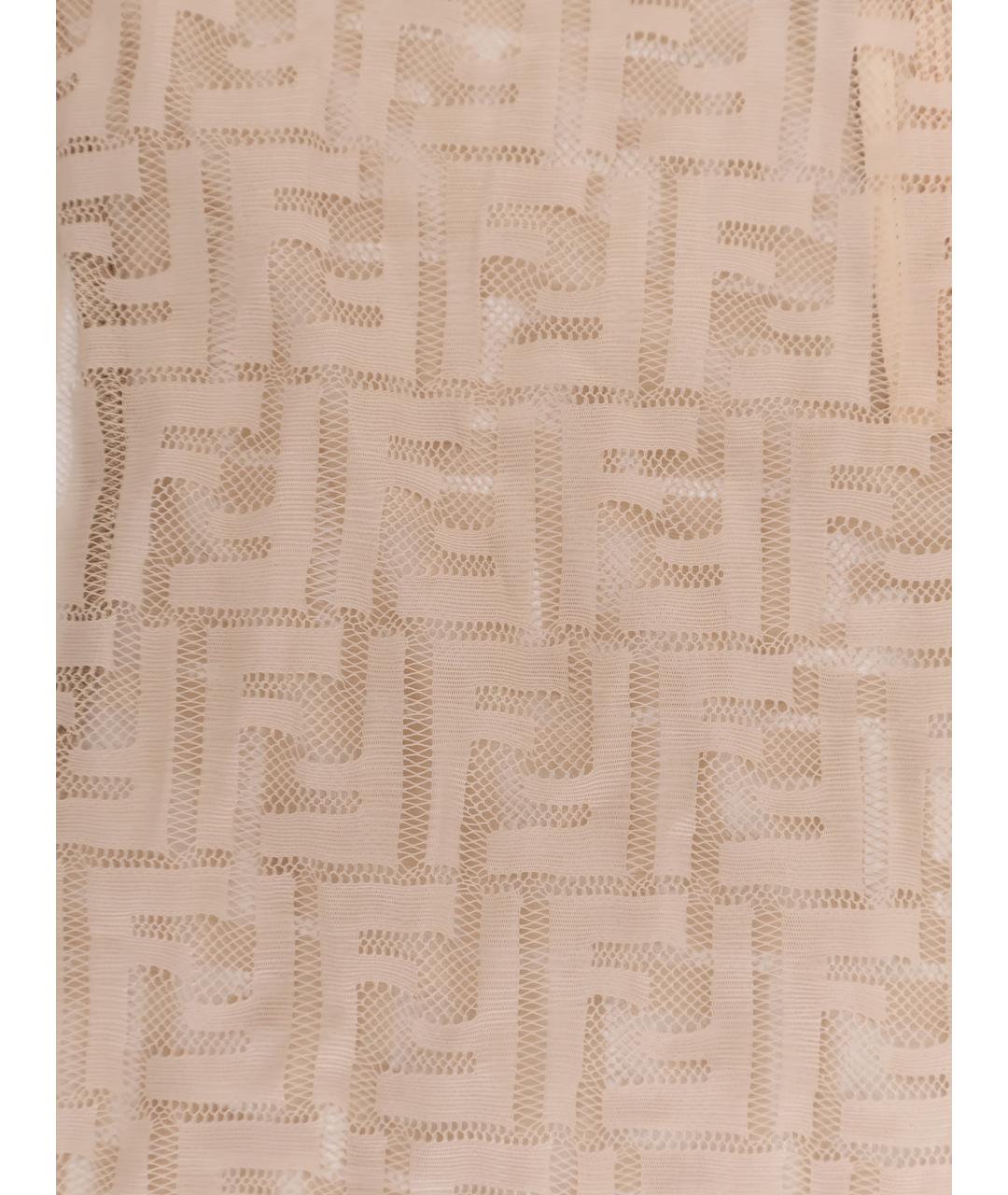 FENDI Бежевая майка, фото 3