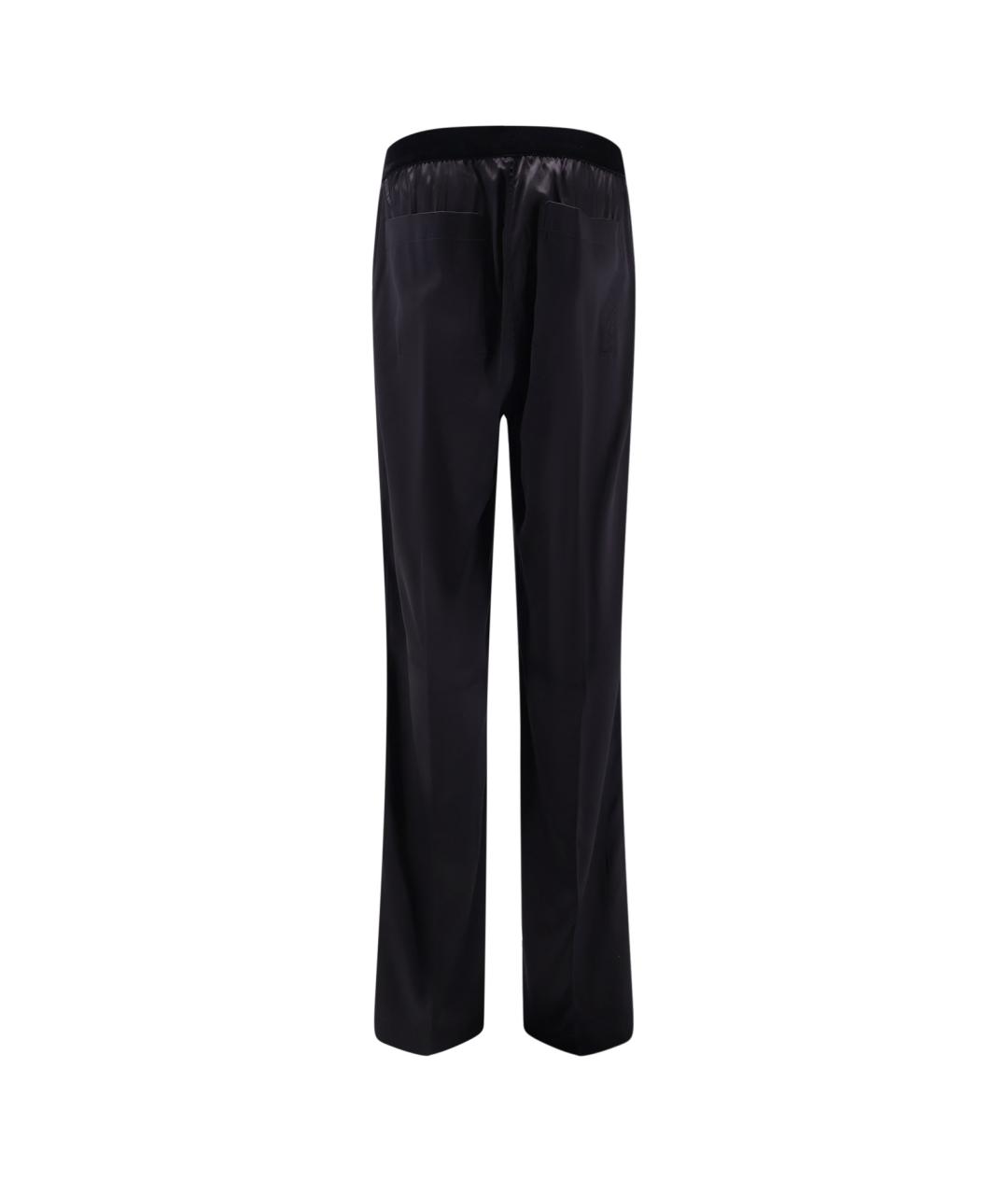 TOM FORD Черные шелковые брюки узкие, фото 2