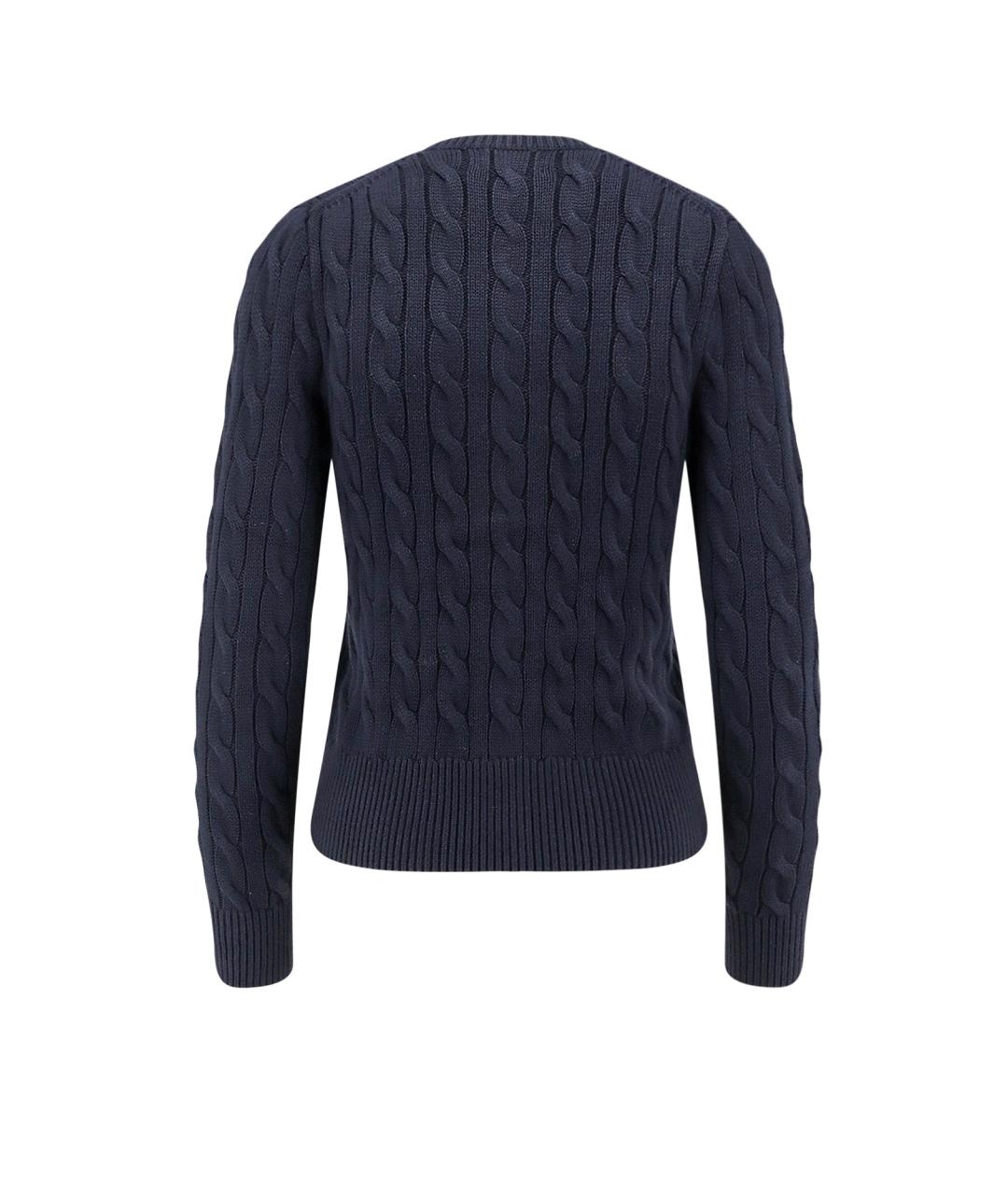 POLO RALPH LAUREN Синий хлопковый кардиган, фото 2