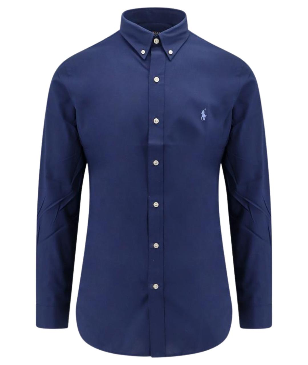 POLO RALPH LAUREN Синяя хлопковая кэжуал рубашка, фото 1