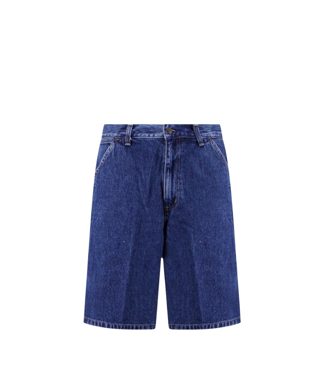 CARHARTT WIP Синие хлопковые шорты, фото 1