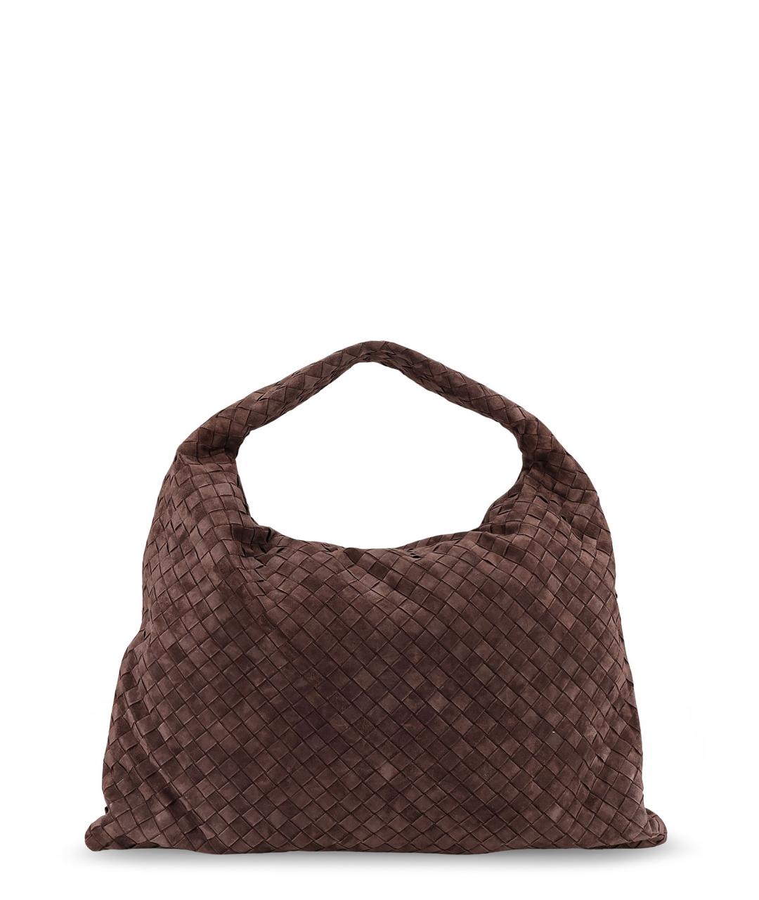 BOTTEGA VENETA Коричневая замшевая сумка через плечо, фото 2