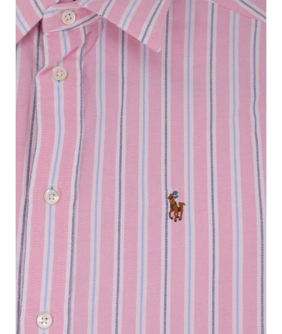 POLO RALPH LAUREN Розовая хлопковая рубашка, фото 3