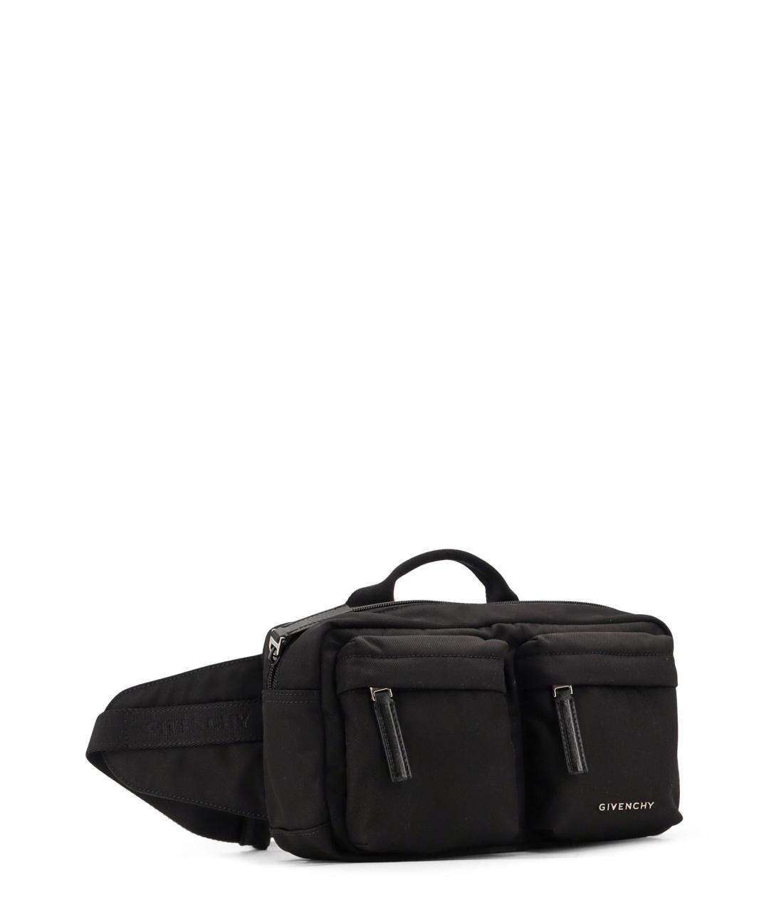 GIVENCHY Черная тканевая сумка на плечо, фото 3