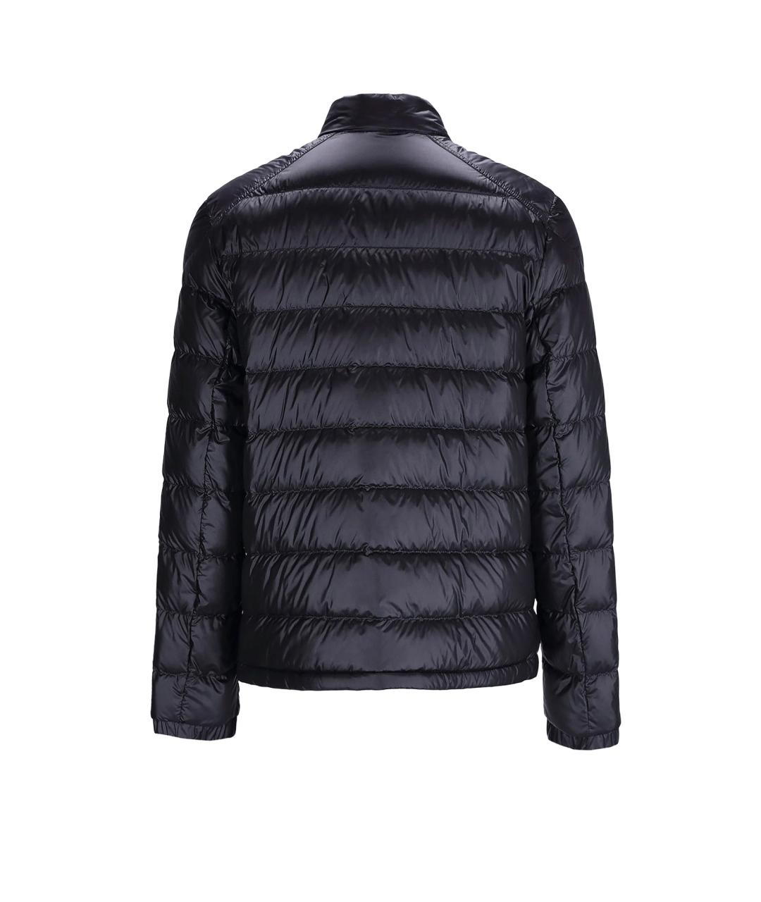 MONCLER Черный полиамидовый пуховик, фото 2