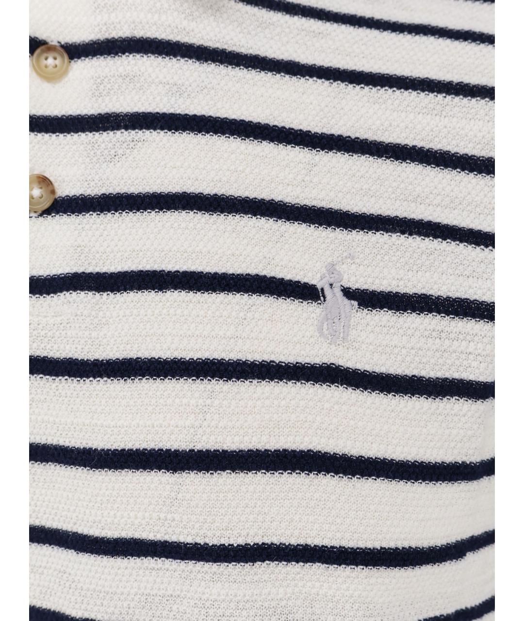 POLO RALPH LAUREN Мульти хлопковое поло с коротким рукавом, фото 3