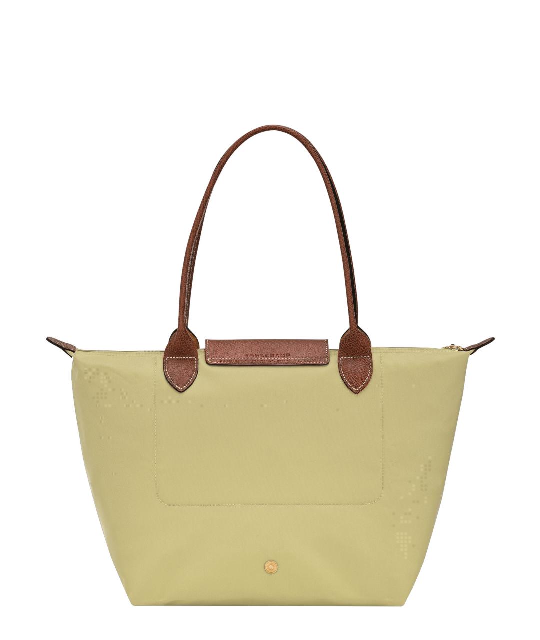 LONGCHAMP Зеленая тканевая сумка тоут, фото 2