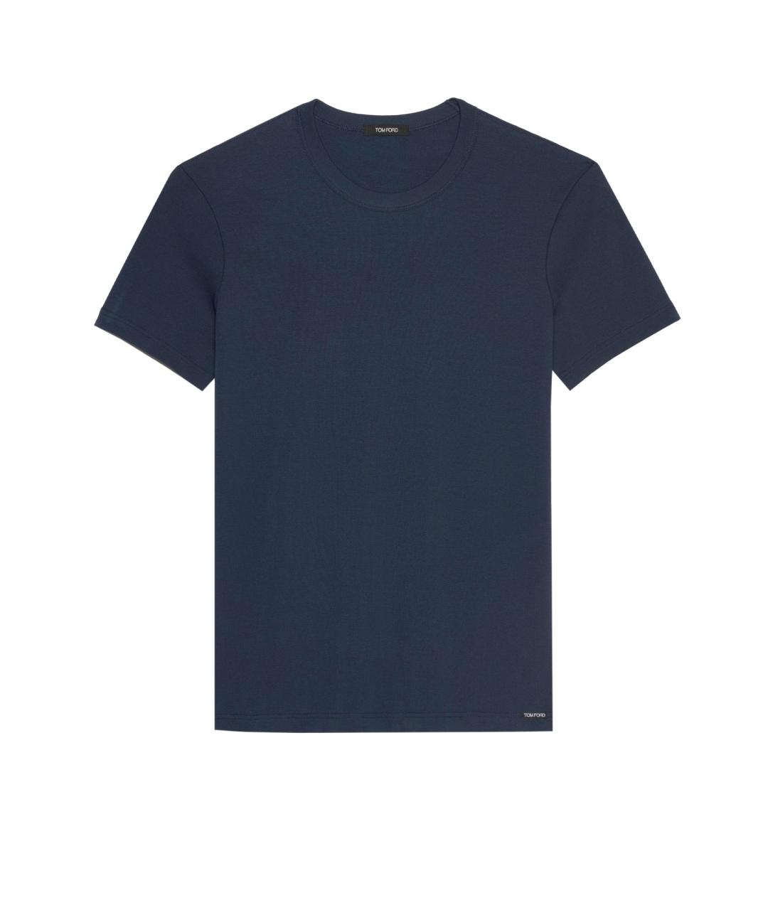 TOM FORD Синяя хлопковая футболка, фото 3