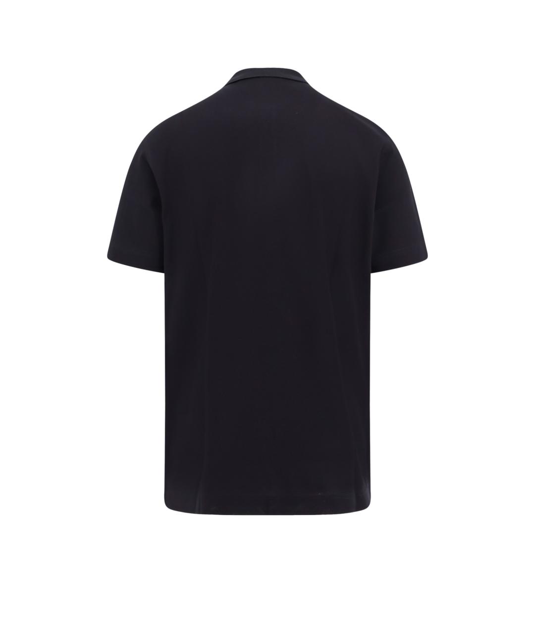 GIVENCHY Черное хлопковое поло с коротким рукавом, фото 2