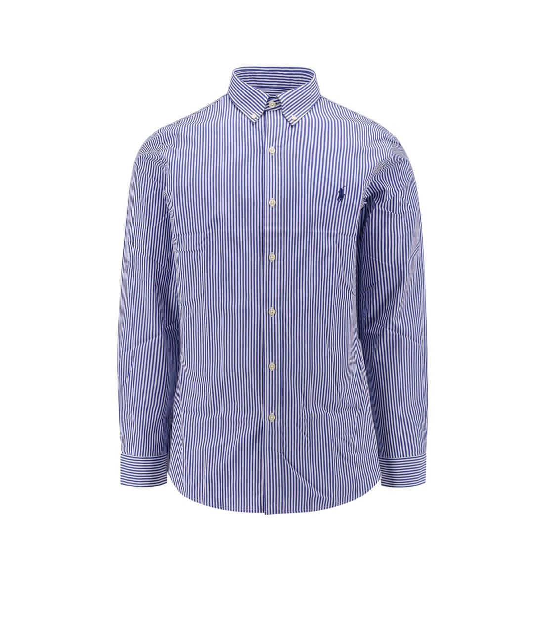 POLO RALPH LAUREN Синяя хлопковая кэжуал рубашка, фото 1