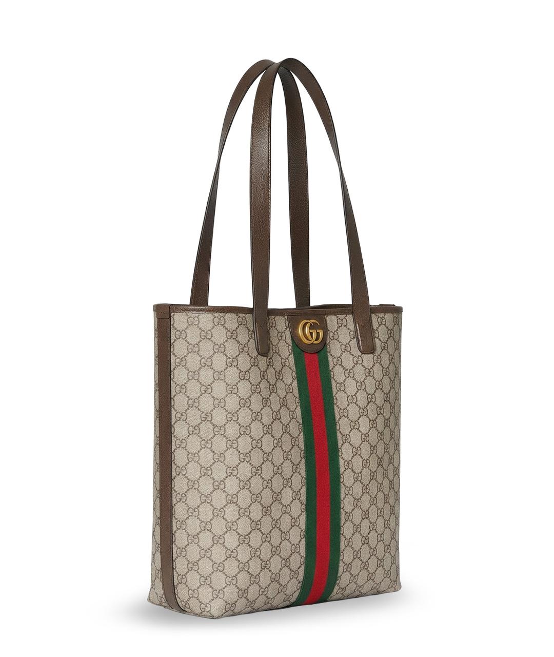 GUCCI Бежевая сумка тоут, фото 3