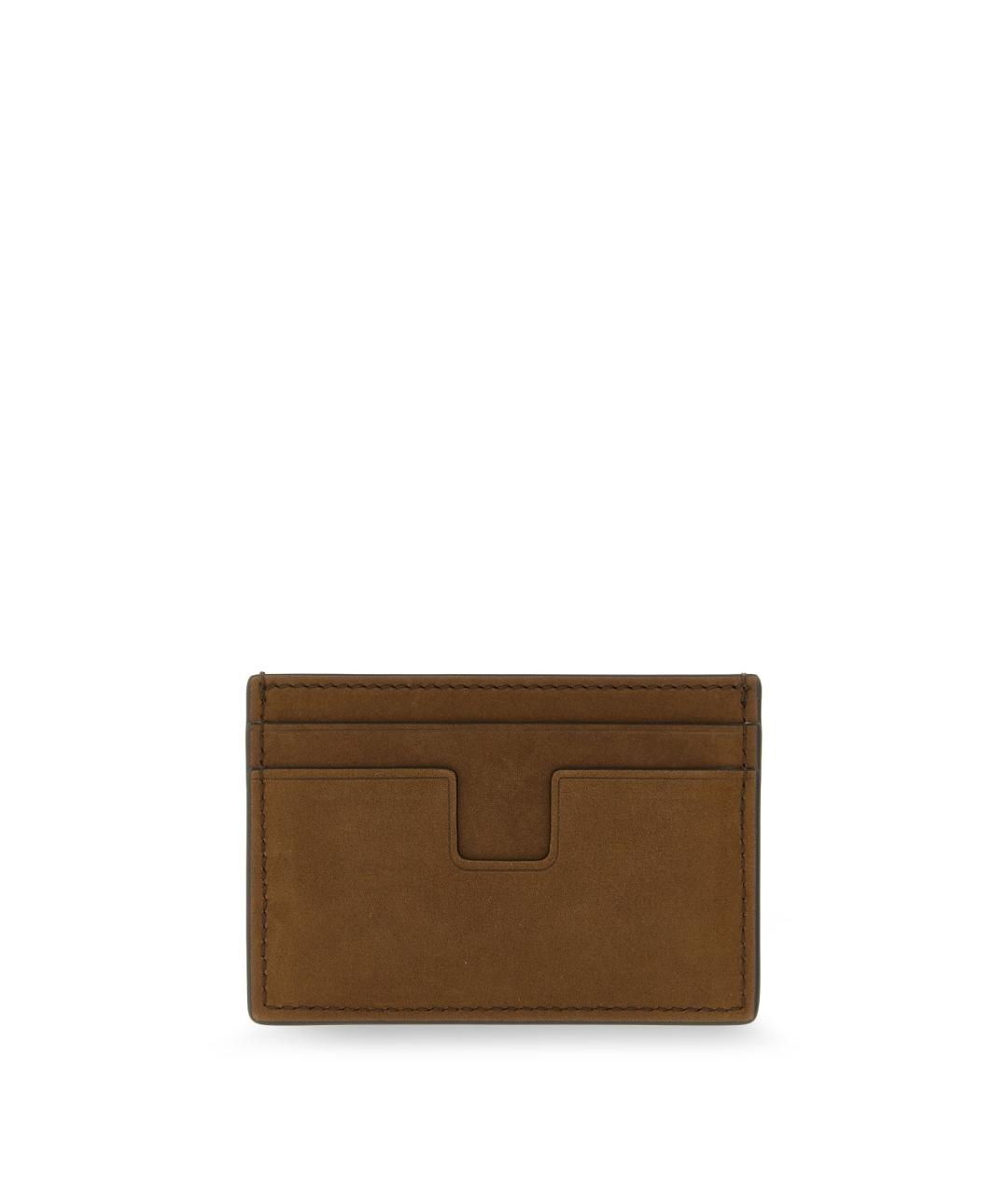 TOM FORD Коричневый замшевый кошелек, фото 2