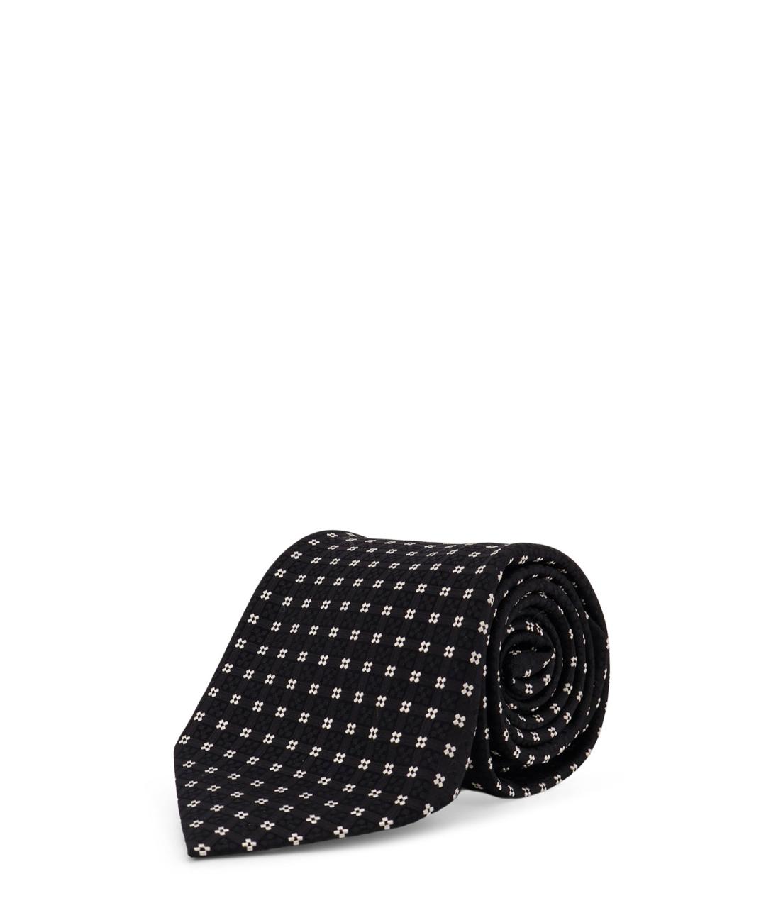 TOM FORD Черный шелковый галстук, фото 2