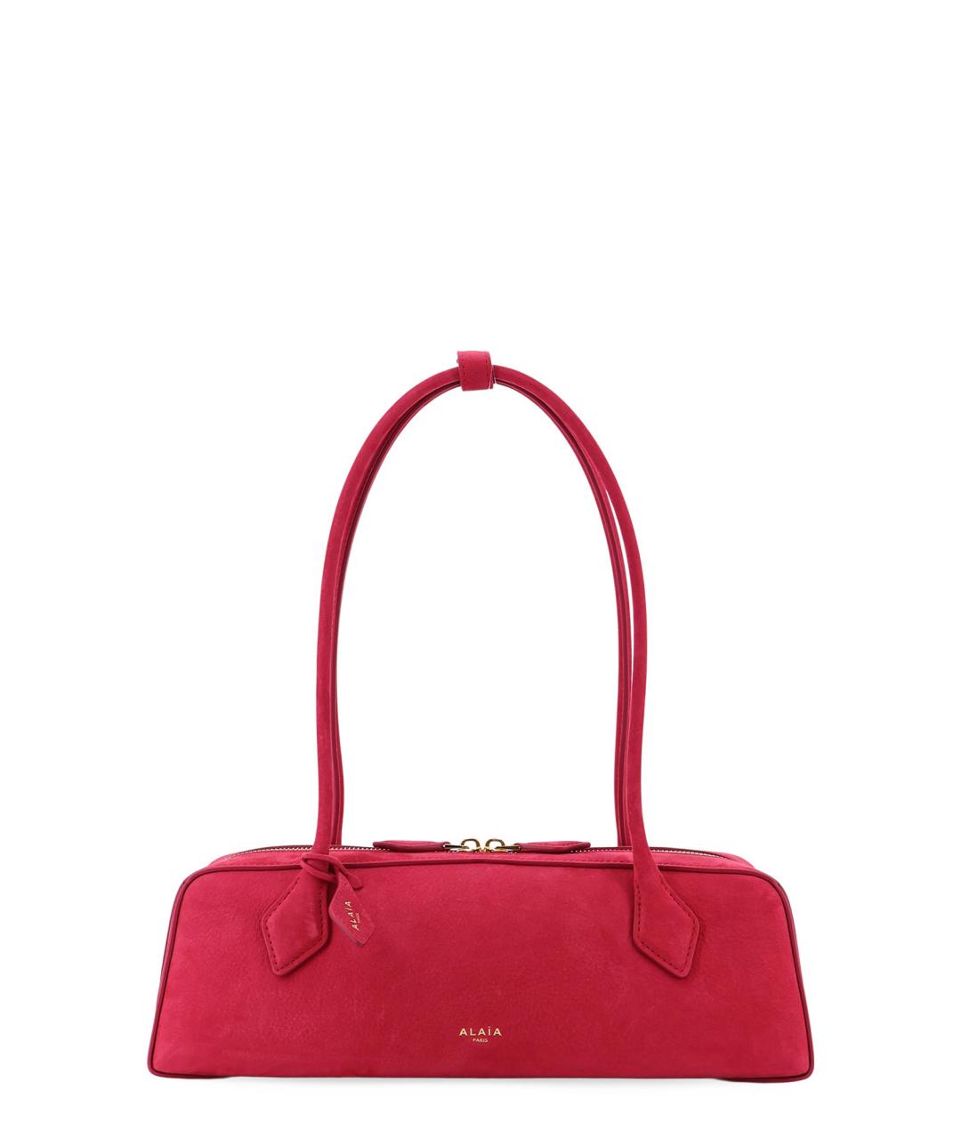 ALAIA Коралловая кожаная сумка через плечо, фото 1