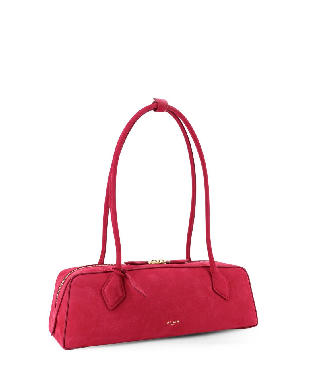 ALAIA Коралловая кожаная сумка через плечо, фото 3