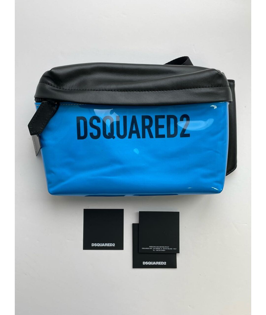 DSQUARED2 Синяя сумка тоут, фото 2