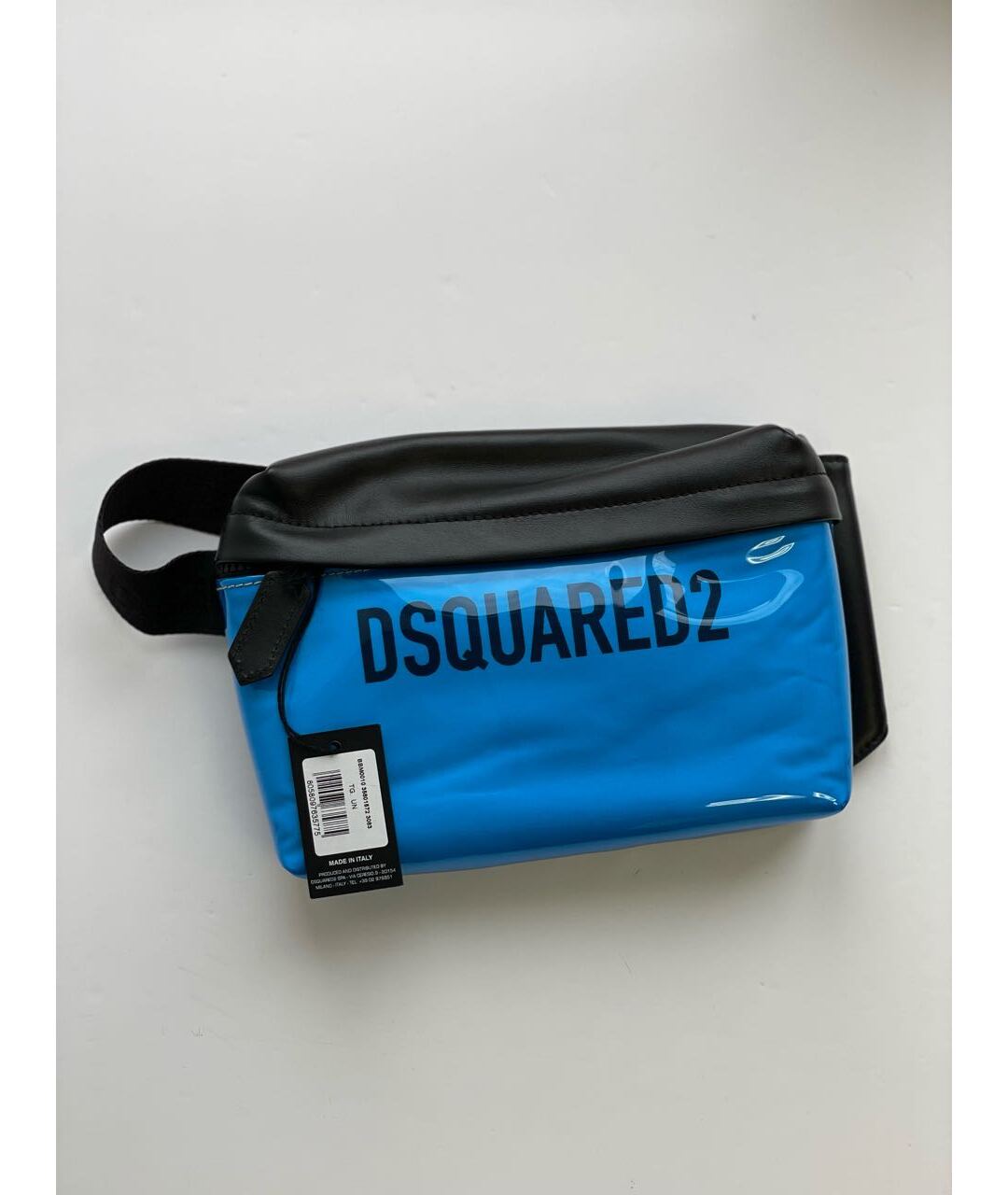 DSQUARED2 Синяя сумка тоут, фото 9