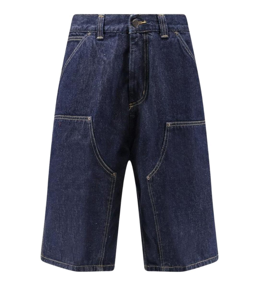CARHARTT WIP Синие хлопковые шорты, фото 1