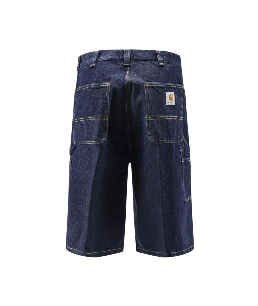 CARHARTT WIP Синие хлопковые шорты, фото 2