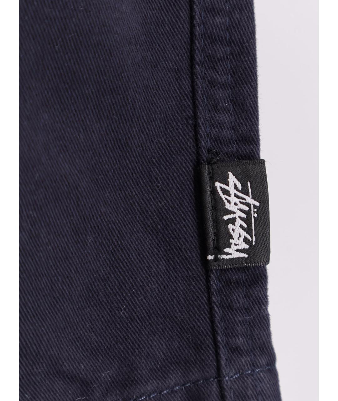 STUSSY Синие хлопковые шорты, фото 3